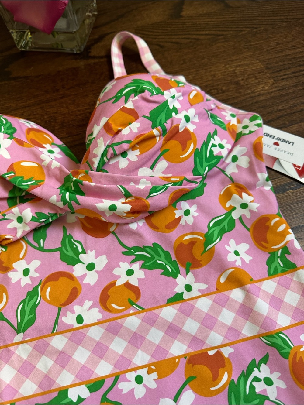 NWT Draper James x Lands End swimsuit, size 10 - Picture 5 of 7